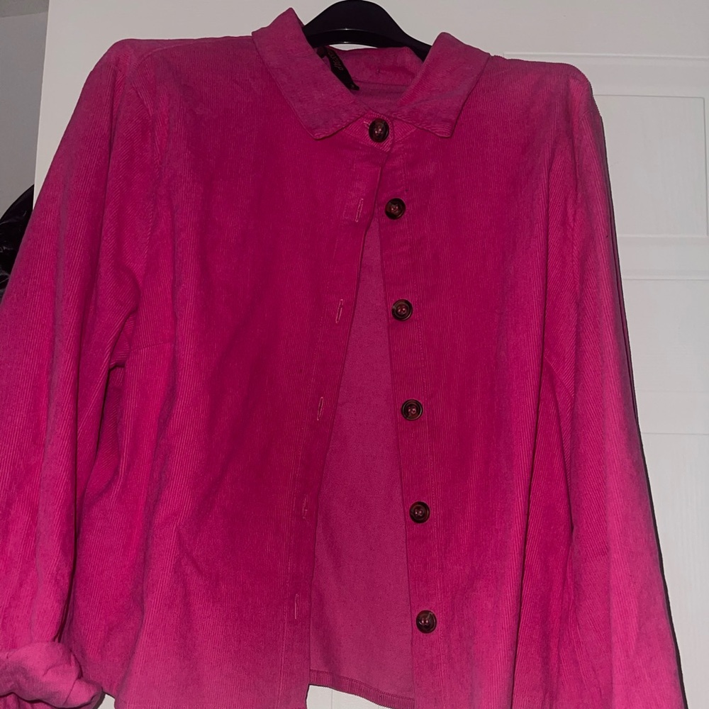 Pink plus size shirt